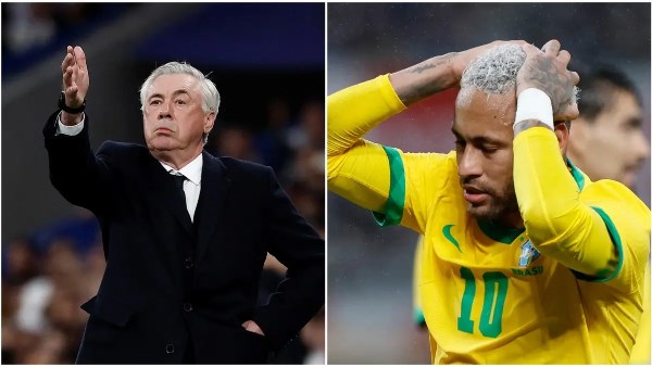 نيمار وأنشيلوتي 