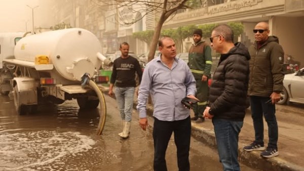 جهود شفط مياه الأمطار