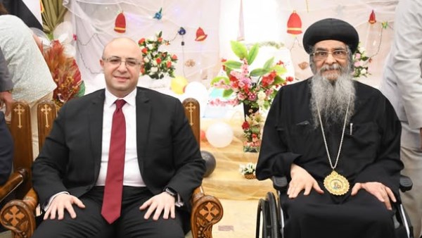 زيارة دير الأنبا إبرام بالعزب لتقديم التهنئة للأخوة الأقباط بمناسبة عيد القيامة المجيد