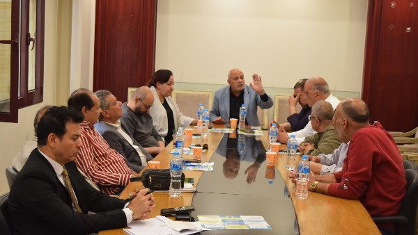 جانب من اجتماع اليوم 