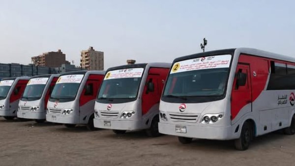  التشغيل التجريبي لمنظومة نقل جماعي