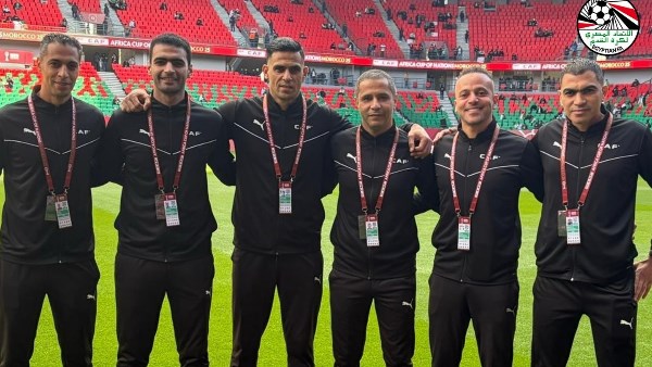 طاقم حكام العاصمة الجزائري وآسفي المغربى