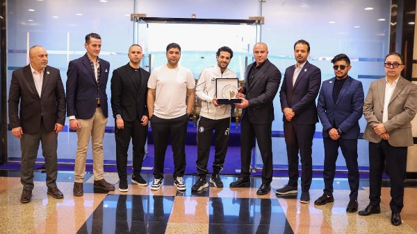 زيارة وفد المدينة الليبي لنادي بيراميدز