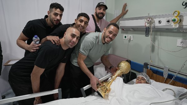 زيارة فريق سلة الزمالك لمستشفى الناس