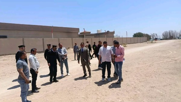 تسليم أرض وحدة مرور أرمنت غرب الأقصر