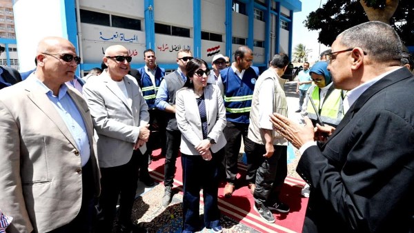 جولة ميدانية لوزيرة الاسكان بالاقصر