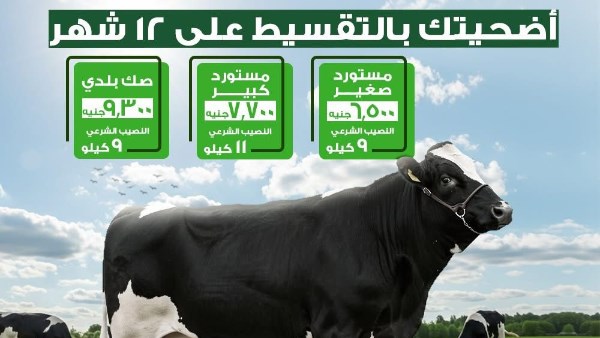 الأورمان تطلق خدمة التقسيط لصكوك الأضاحى 2026