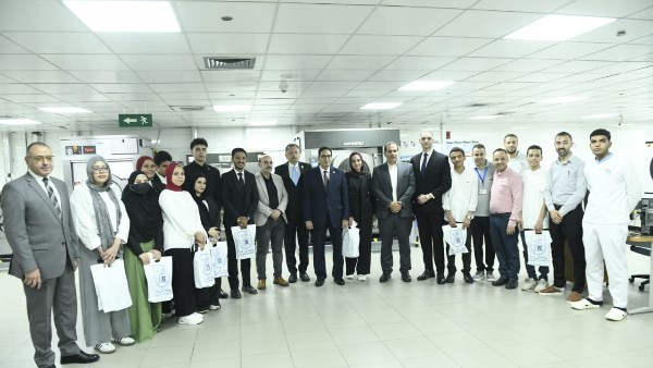 وفد جامعة القاهرة في زيارة مهمة لمستشفى الناس