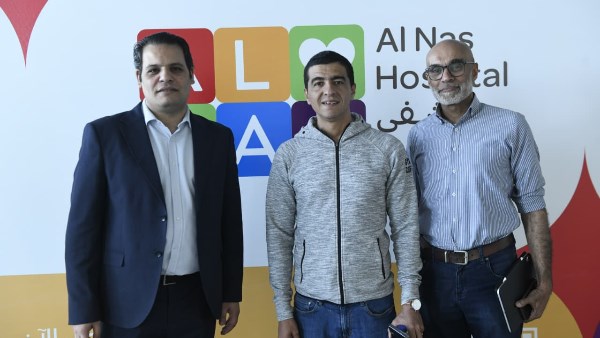 محمد أبو النجا نجاتي يزور مستشفى الناس