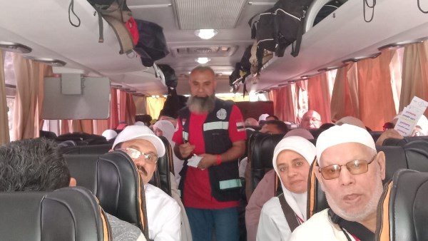 وداع المنوفية الفوج الاول من حجاج الجمعيات الاهلية