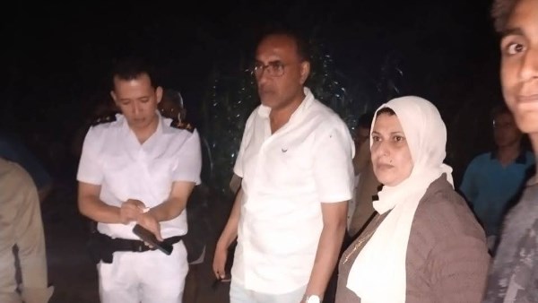 متابعة رئيس مجلس مدينة الشهداء للحريق