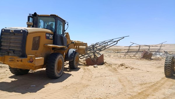 استرداد 100 فدان من أراضي الدولة بيوسف الصديق