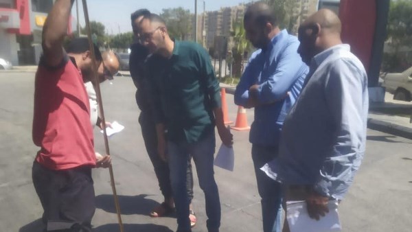 كشف تلاعب بعدادات الوقود بالمنيا