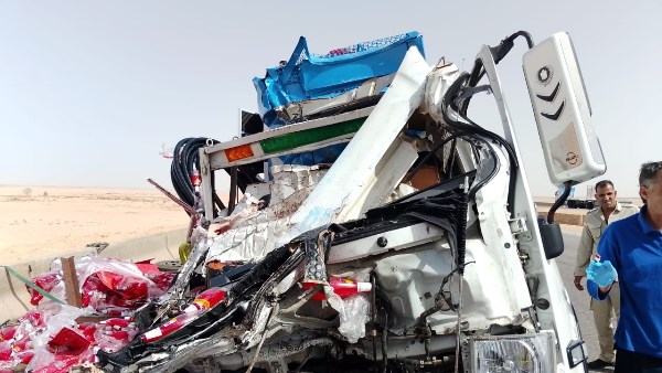 حادث الطريق الصحراوى