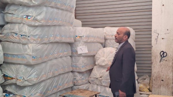 وكيل وزارة التموين بالغربية خلال الحملة 