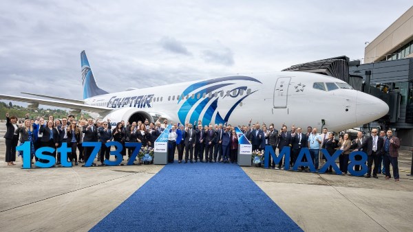 مصر تتسلم أول طائرة من طراز «B737-8Max»