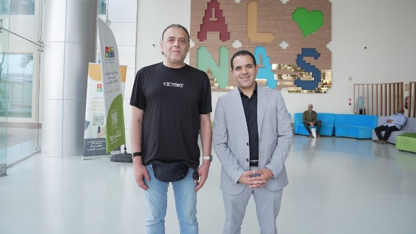 الموسيقار خالد حماد في لمستشفى الناس الخيري