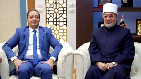 مفتي الجمهورية يستقبل مدير صندوق مكافحة الإدمان 
