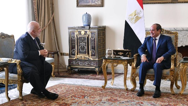 الرئيس السيسى يستقبل رئيس مجلس إدارة المجلس العالمي للسفر والسياحة