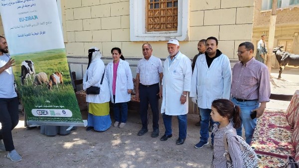 جانب من القوافل البيطرية في محافظة أسيوط