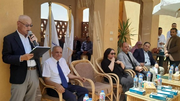 نائبة وزيرة التضامن تفتتح مركز تدريب تصنيع الألبانب مركز بلاط بالوادي الجديد