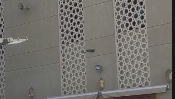 .طائرة  درون تشارك في تغطية عزاء هاني شاكر