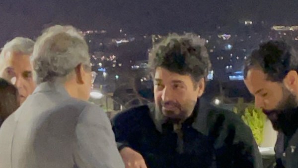 حميد الشاعري وشذا في عزاء هاني شاكر 