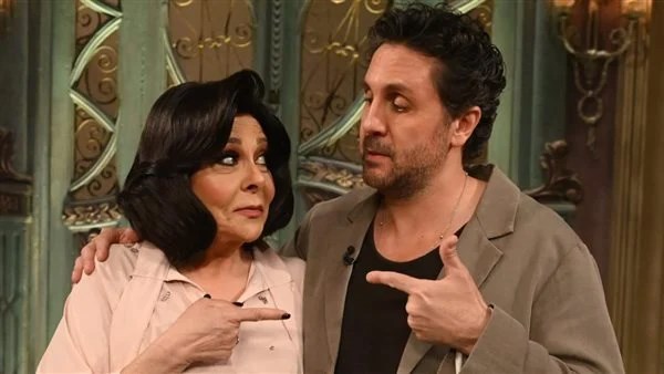 هشام ماجد  وإسعاد يونس من كواليس برنامج "صاحبة السعادة"