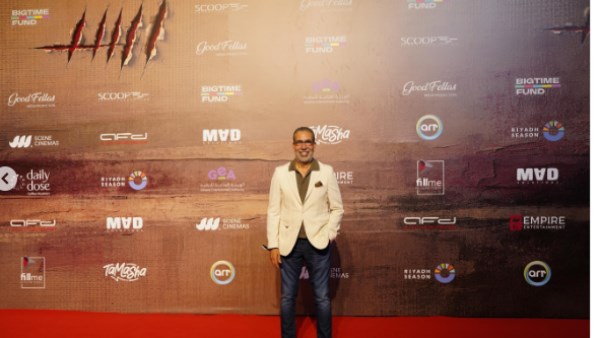 مدحت العدل في العرض الخاص لـ فيلم أسد