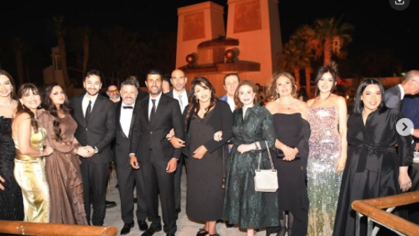 نجوم الفن في حفل زفاف نجل إدوارد 