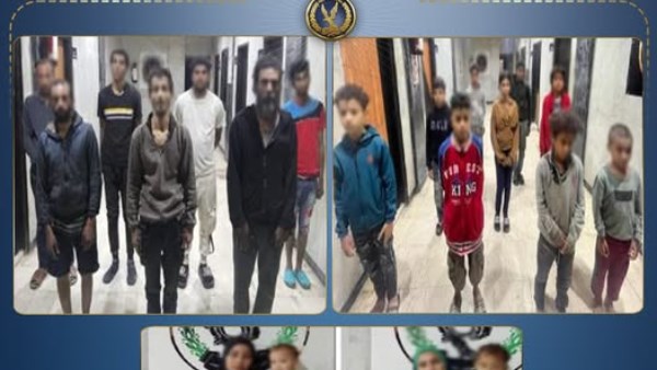 ضبط شبكة استغلال أطفال في التسول وبيع السلع بالجيزة 7 رجال و2 سيدتين ضمن المقبوض عليهم