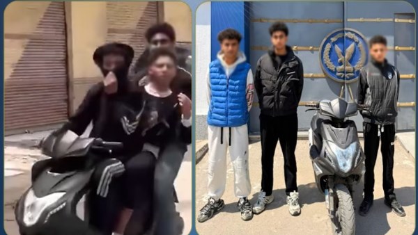 ضبط 3 طلاب في الإسماعيلية بعد تداول فيديو لمعاكسة فتاة بالدراجة النارية 