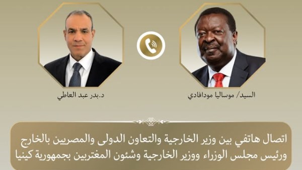وزير الخارجية المصري يبحث مع نظيره الكيني تعزيز العلاقات الثنائية والتنسيق حول قضايا القارة الأفريقية