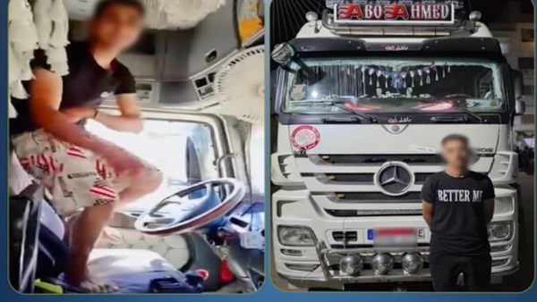 ضبط سائق نقل ثقيل بالجيزة بعد نشره فيديو يرقص أثناء القيادة معرضًا حياة المواطنين للخطر