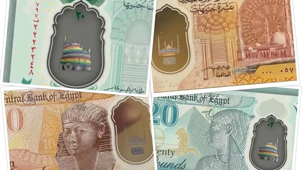  فئتي 10 و20 جنيهًا