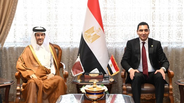 وزير الرياضة يستقبل سفير قطر