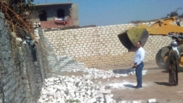 إزالة التعديات خلال عيد الأضحى المبارك بقنا 
