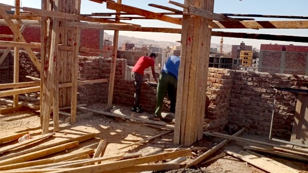 ازالة المباني المخالفة بمدينة الاقصر