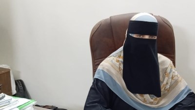 أول مأذونة شرعية بمنشأة الجمال بطامية
