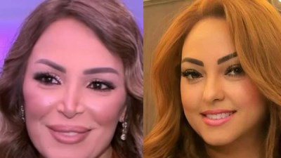 عايدة غنيم وسهام جلال 