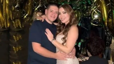 نسرين طافش وزوجها السابق أحمد جوهر