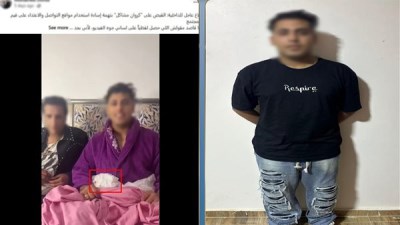  حبس كروان مشاكل عامين وغرامة 200 ألف جنيه بتهمة نشر محتوى خادش للحياء 