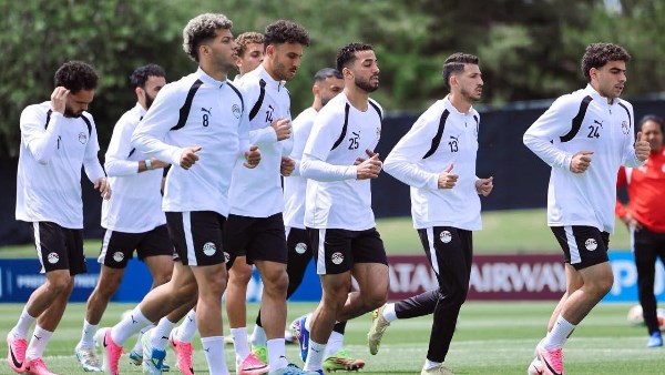 جانب من تدريب المنتخب المصري