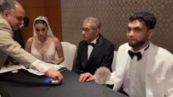  الفنان سيد رجب بزفاف نجله زياد 