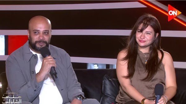  الفنان حاتم صلاح وزوجته نهلة