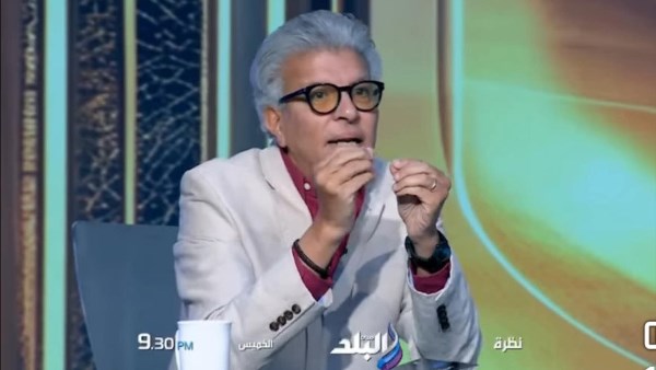 خالد منتصر وحمدي رزق من كواليس "نظرة" 
