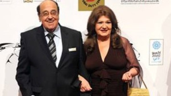 ميمي  جمال وزوجها الراحل حسن مصطفى 