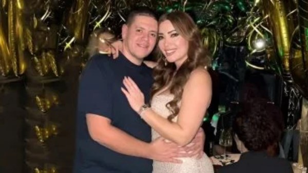 نسرين طافش وزوجها السابق أحمد جوهر