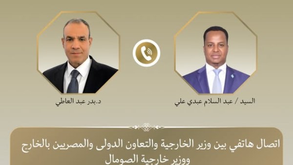 وزير الخارجية يؤكد لنظيره الصومالي دعم مصر الكامل لوحدة وسيادة الصومال