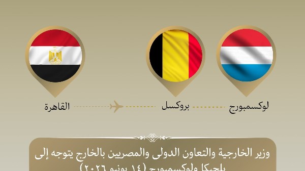 وزير الخارجية يتوجه إلى بلجيكا ولوكسمبورج لبحث تعزيز التعاون مع الاتحاد الأوروبي 